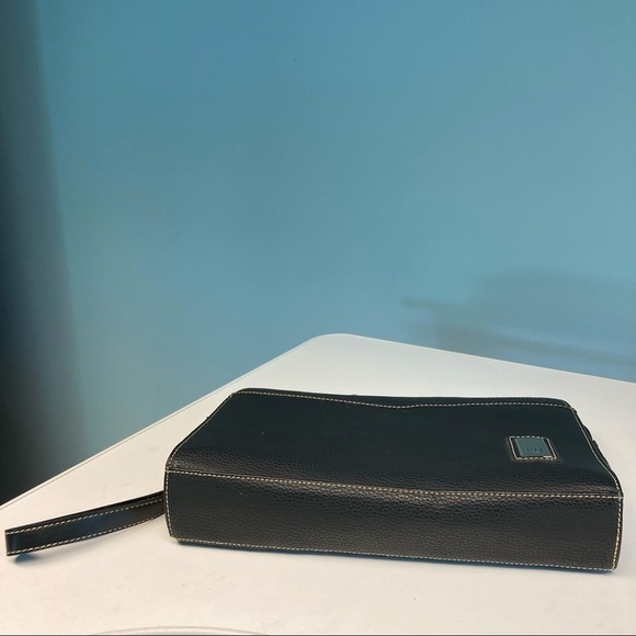 DUNHILL MEN’s Clutch Multiple Compartments Zippers Wallwt Organizer - Picture 3 of 9